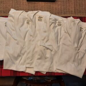 5pk Vintage Sears V-Neck Tees